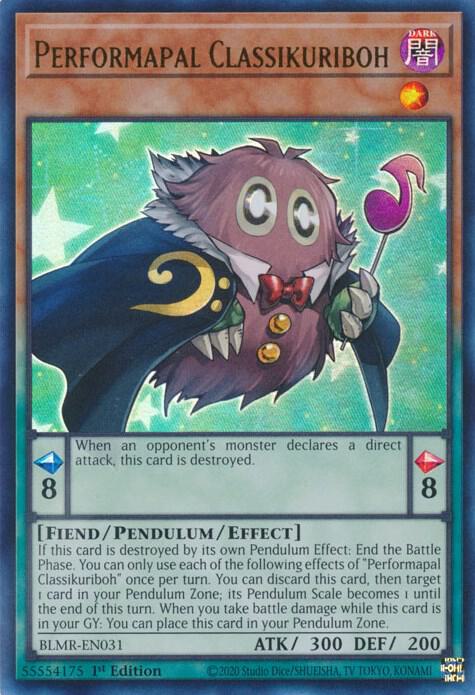 Performapal Classikuriboh - BLMR-EN031: Battles of Legend: Monstrous Revenge