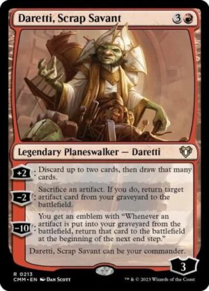 Daretti, Scrap Savant - 213: Commander Masters