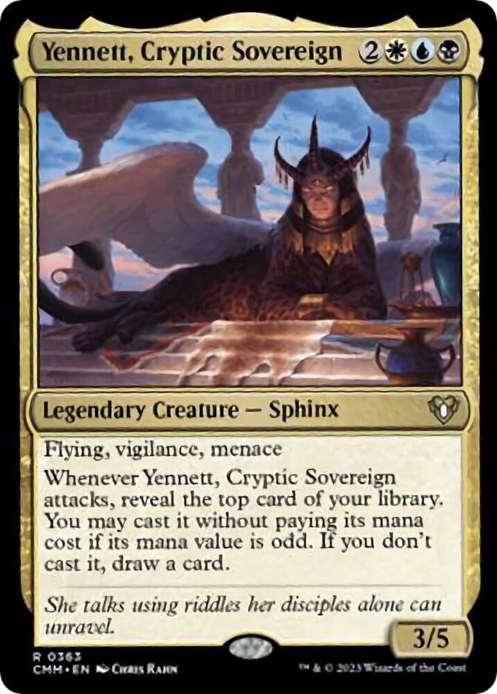 Yennett, Cryptic Sovereign - 363: Commander Masters