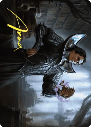 Spiteful Hexmage Art Card (Gold - 15: Art Series: Wilds of Eldraine