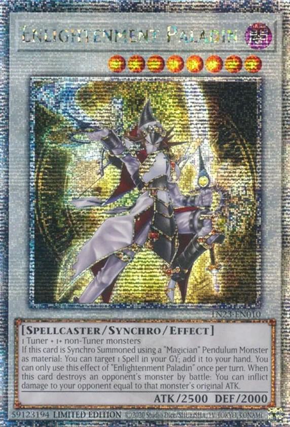 Enlightenment Paladin (Quarter Century Secret Rare) - TN23-EN010: 25th Anniversary Tin: Dueling Heroes