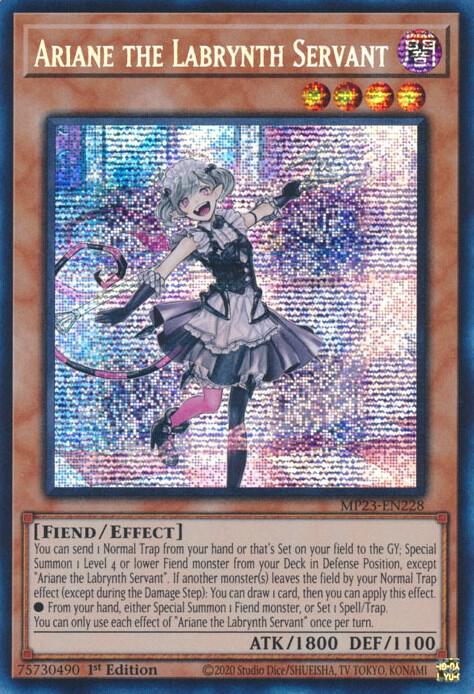 Ariane the Labrynth Servant - MP23-EN228: 25th Anniversary Tin: Dueling Heroes Mega Pack