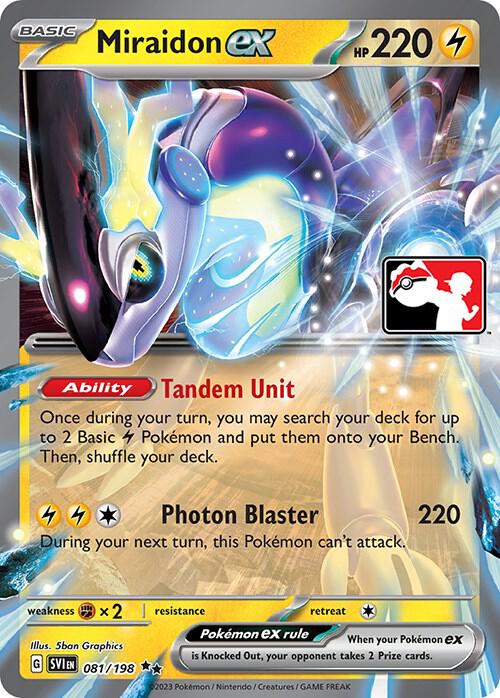Miraidon ex - 081/198 - 081/198: Prize Pack Series Cards