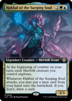 Hakbal of the Surging Soul (Extended Art) - 29: Commander: The Lost Caverns of Ixalan