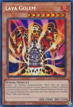 Lava Golem (Secret Rare) - RA01-EN001: 25th Anniversary Rarity Collection