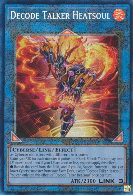 Decode Talker Heatsoul (PCR) - RA01-EN048: 25th Anniversary Rarity Collection