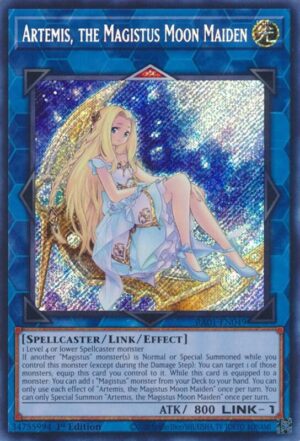 Artemis, the Magistus Moon Maiden (Secret Rare) - RA01-EN049: 25th Anniversary Rarity Collection
