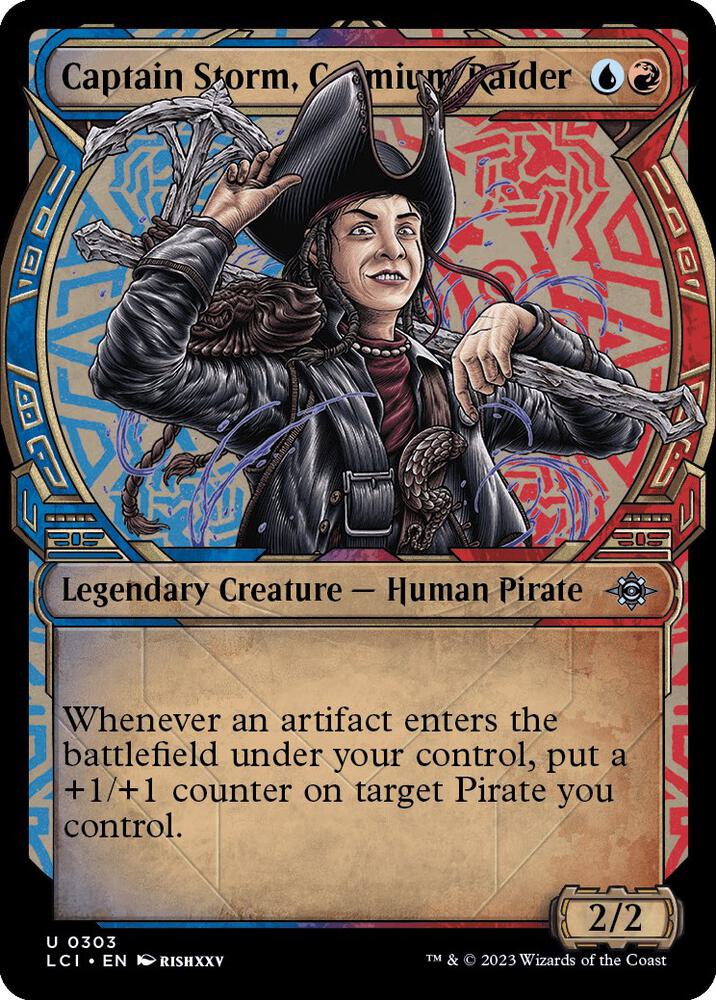 Captain Storm, Cosmium Raider (Showcase) - 303: The Lost Caverns of Ixalan