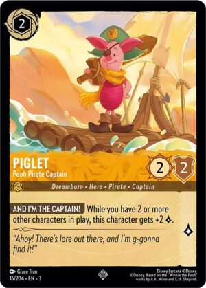 Piglet - Pooh Pirate Captain - 16/204: Into the Inklands