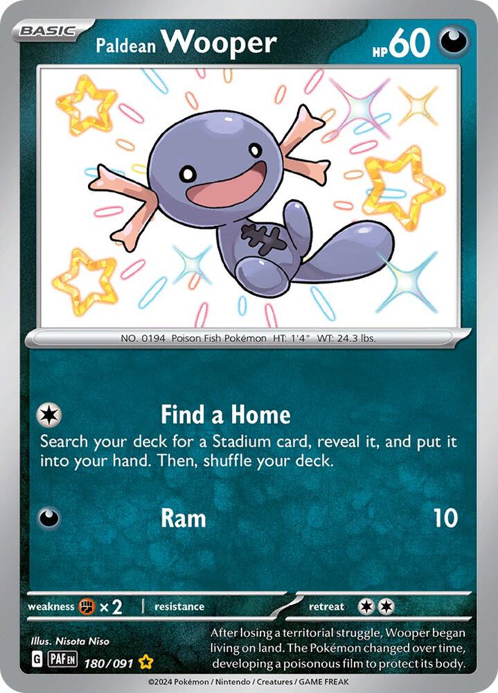 Paldean Wooper - 180/091: SV: Paldean Fates