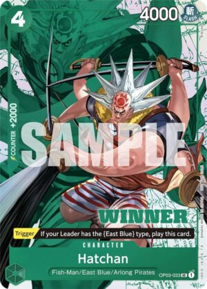Hatchan (Winner Pack Vol. 6) - OP03-033: One Piece Promotion Cards