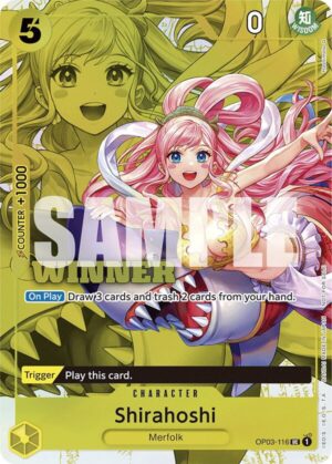 Shirahoshi (Winner Pack Vol. 6) - OP03-116: One Piece Promotion Cards