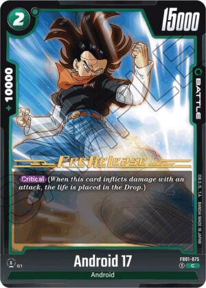 Android 17 - FB01-075: Awakened Pulse Pre-Release Cards