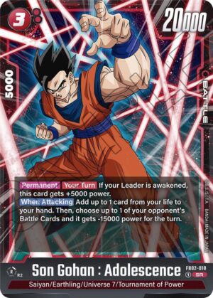 Son Gohan : Adolescence - FB02-018 - FB02-018: Blazing Aura
