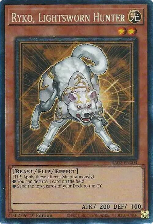 Ryko, Lightsworn Hunter (PCR) - RA02-EN003: 25th Anniversary Rarity Collection II