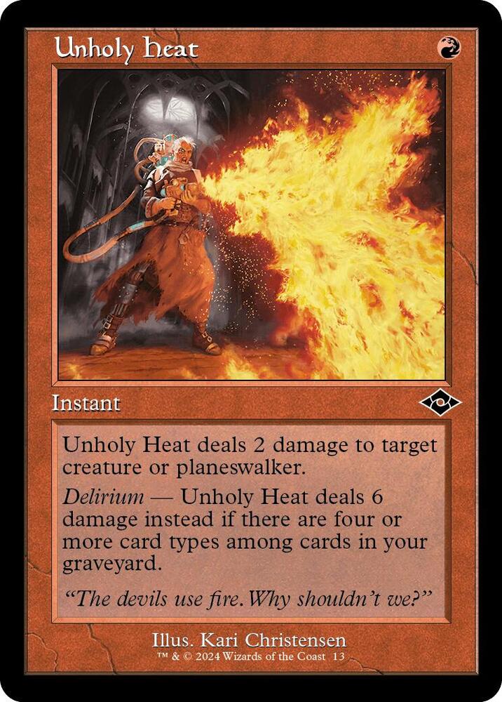 Unholy Heat (Retro Frame) - 13: Modern Horizons 2