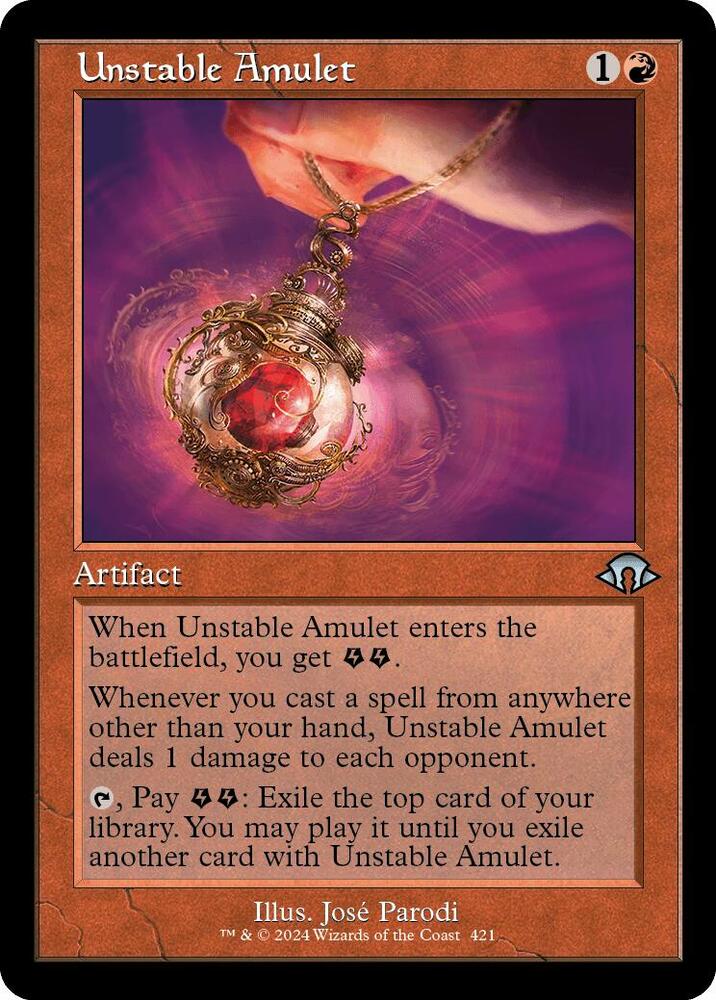 Unstable Amulet (Retro Frame) - 421: Modern Horizons 3