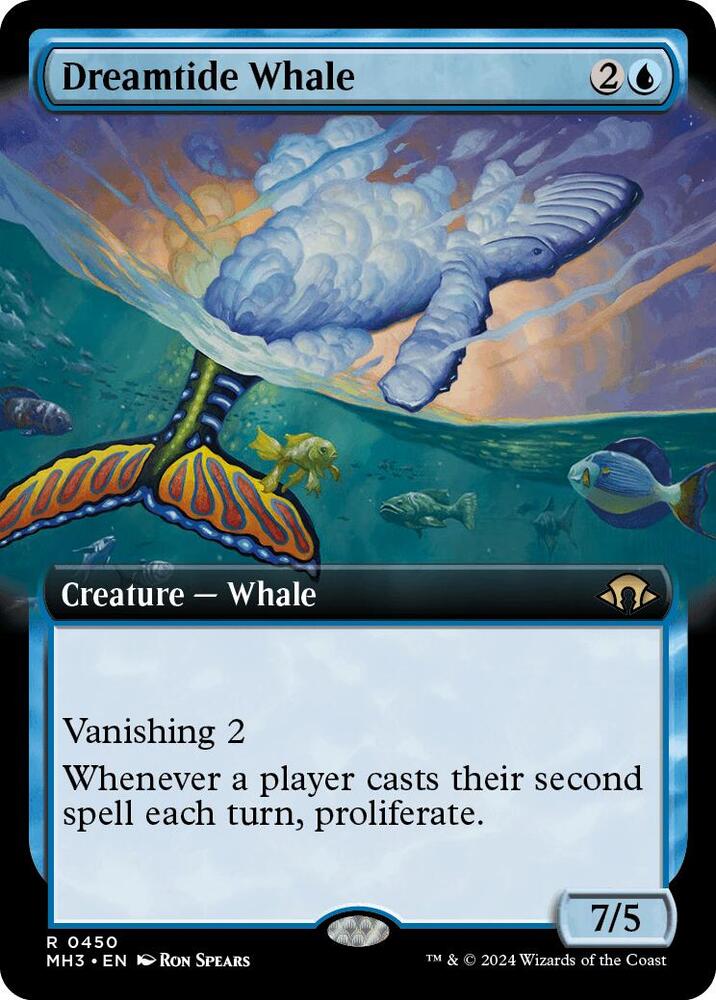 Dreamtide Whale (Extended Art) - 450: Modern Horizons 3