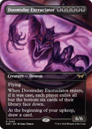Doomsday Excruciator (Borderless) - 346: Duskmourn: House of Horror