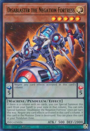 Disablaster the Negation Fortress - INFO-EN026: The Infinite Forbidden