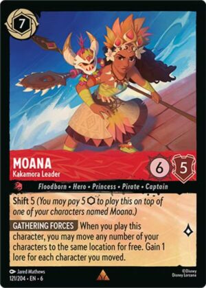 Moana - Kakamora Leader - 121/204: Azurite Sea