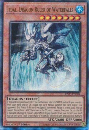 Tidal, Dragon Ruler of Waterfalls (PUR) - RA03-EN009: Quarter Century Bonanza