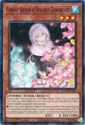 Ghost Sister & Spooky Dogwood (Alternate Art) - RA03-EN020: Quarter Century Bonanza