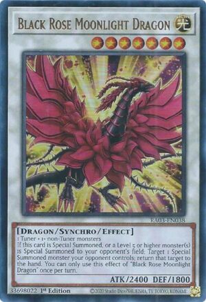 Black Rose Moonlight Dragon (UR) - RA03-EN038: Quarter Century Bonanza