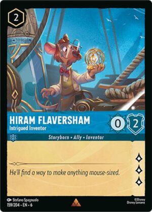 Hiram Flaversham - Intrigued Inventor - 159/204: Azurite Sea