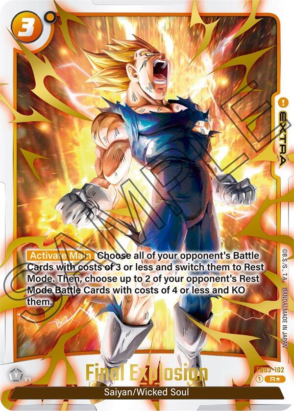 Final Explosion (Alternate Art) - FB03-102: Raging Roar Alternate Art Reprints