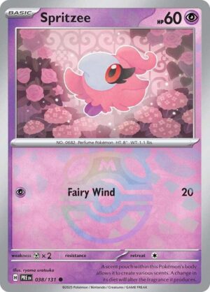 Spritzee (Master Ball Pattern) - 038/131: SV: Prismatic Evolutions