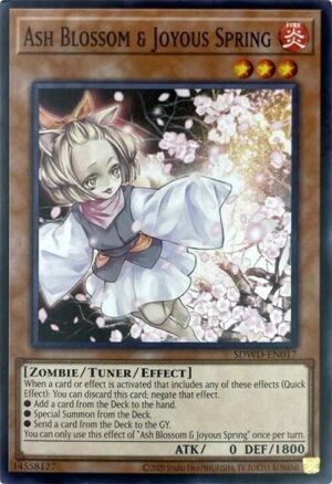 Ash Blossom & Joyous Spring (Unlimited Misprint) - SDWD-EN017: Structure Deck: Blue-Eyes White Destiny