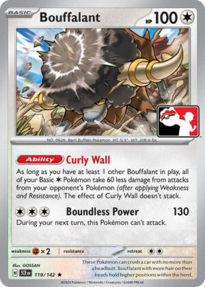Bouffalant - 119/142: Prize Pack Series Cards