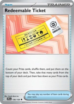 Redeemable Ticket - 156/159: SV09: Journey Together