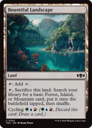 Bountiful Landscape - 342: Commander: Tarkir: Dragonstorm