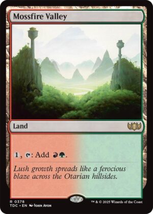 Mossfire Valley - 378: Commander: Tarkir: Dragonstorm