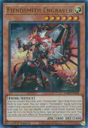 Fiendsmith Engraver (UR) - RA04-EN049: Quarter Century Stampede