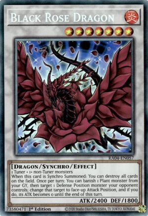 Black Rose Dragon (PCR) - RA04-EN057: Quarter Century Stampede