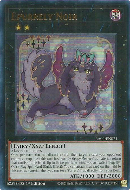 Epurrely Noir (UR) - RA04-EN071: Quarter Century Stampede