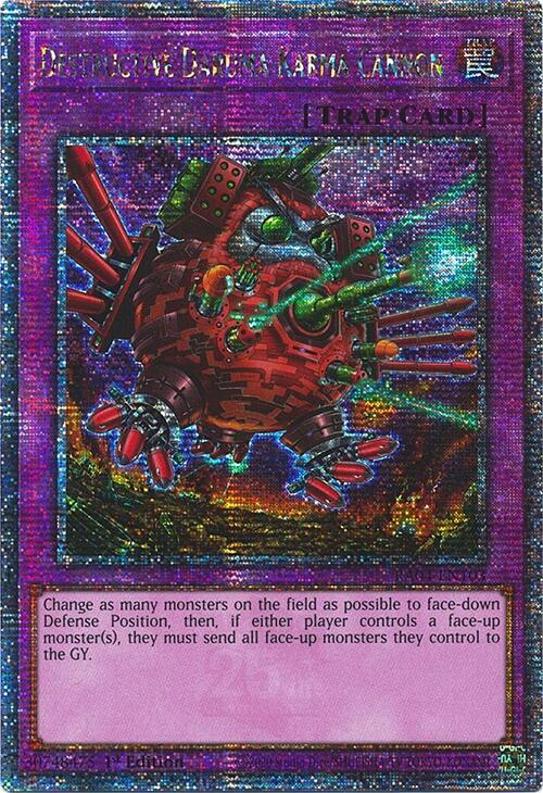 Destructive Daruma Karma Cannon (Quarter Century Secret Rare) - RA04-EN103: Quarter Century Stampede