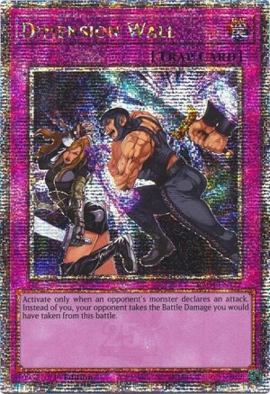 Dimension Wall (Quarter Century Secret Rare) - RA04-EN127: Quarter Century Stampede