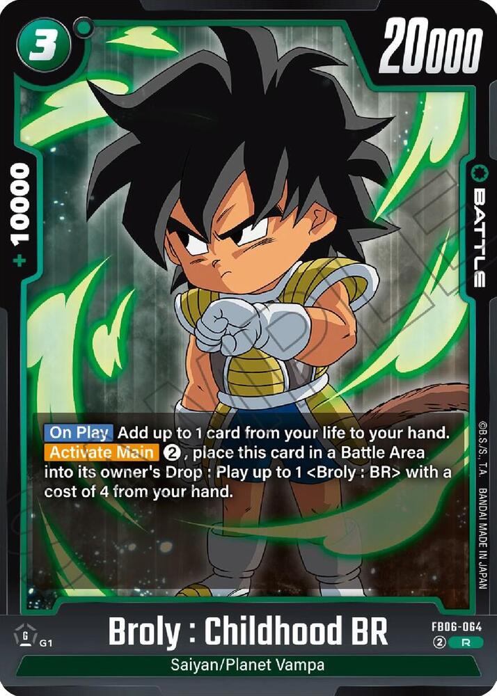 Broly : Childhood BR - FB06-064: Rivals Clash