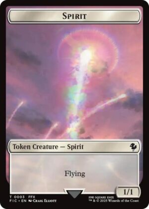 Spirit // Squid Double-Sided Token - 3 // 5: Commander: FINAL FANTASY