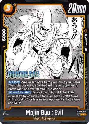 Majin Buu : Evil - SB01-035: Manga Booster 01