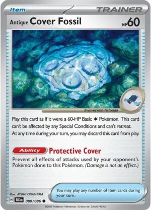 Antique Cover Fossil - 080/086: SV: Black Bolt