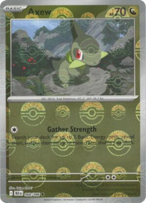Axew (Poke Ball Pattern) - 068/086: SV: Black Bolt