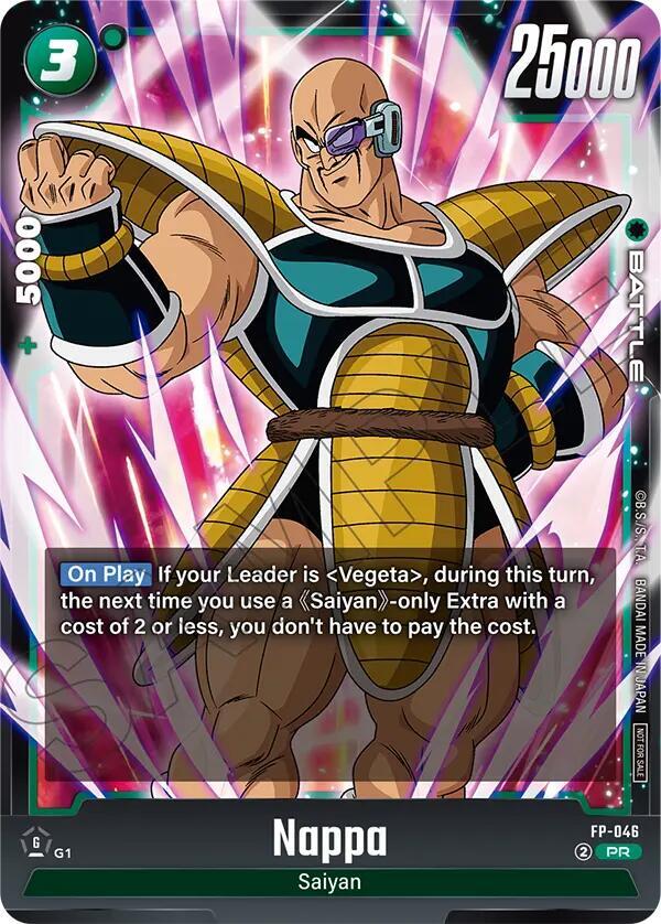 Nappa - FP-046 (Tournament Pack 07) - FP-046: Tournament and Championship Promos
