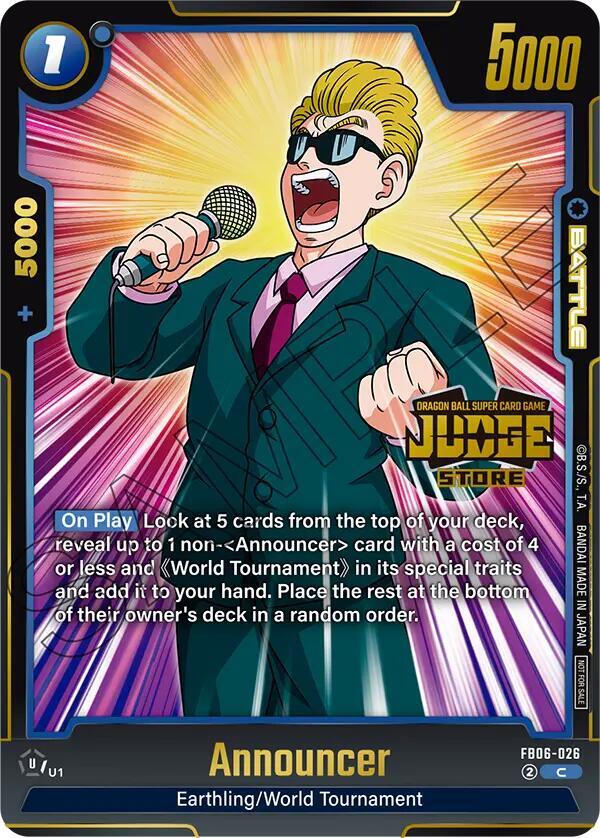 Announcer (Judge Pack (Store Judge) 04) - FB06-026: Tournament and Championship Promos