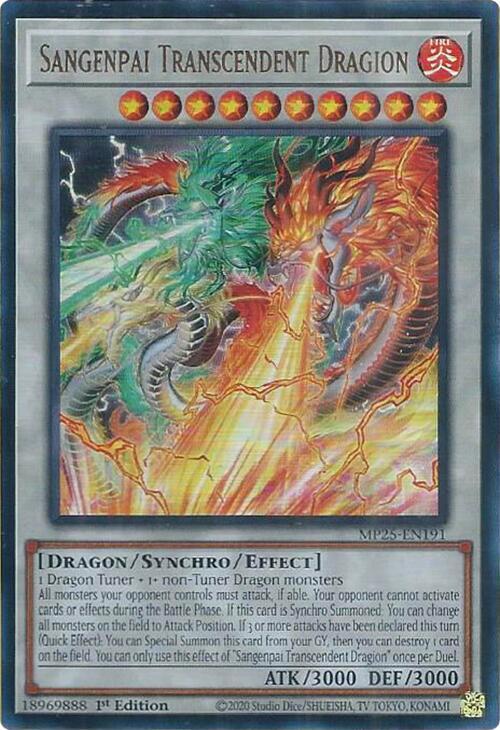 Sangenpai Transcendent Dragion - MP25-EN191: 2025 Mega-Pack