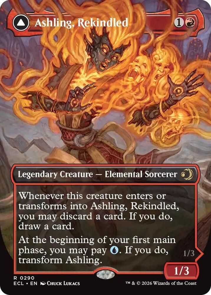 Ashling, Rekindled (Borderless) - 290: Lorwyn Eclipsed